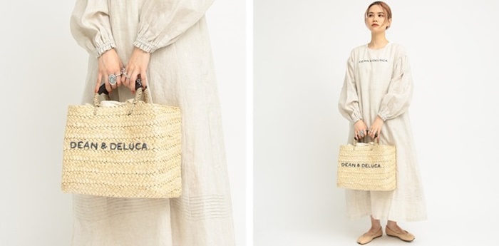 DEAN & DELUCA × BEAMS COUTURE刺繡編織保冷購物袋